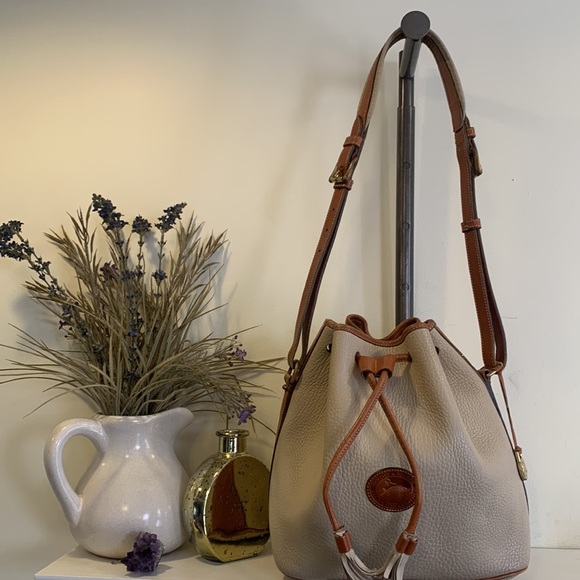 Vintage Dooney & bourke bucket drawstring shoulder bag - Picture 10 of 12